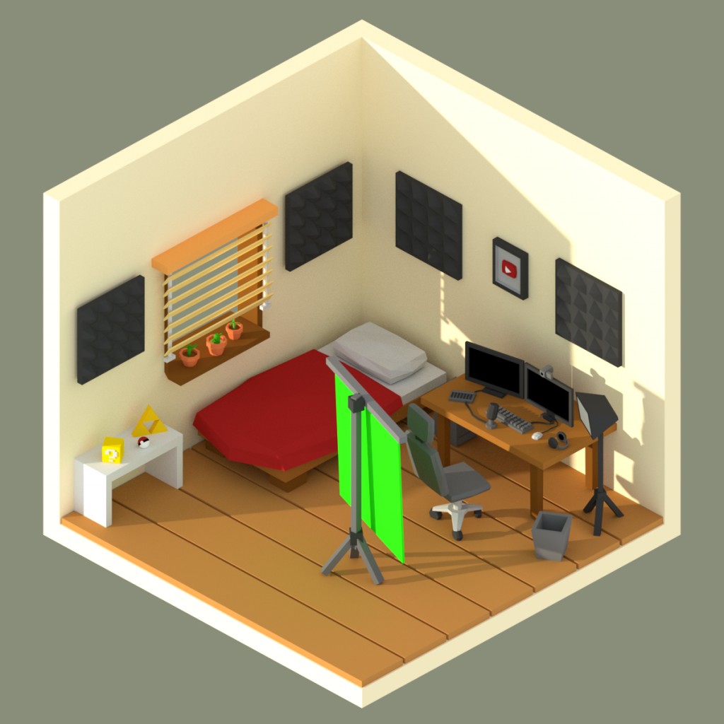 Isometric room [Youtuber] preview image 1